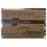 Case Sani-Hands Wipes 6 Canisters w/ 300ea