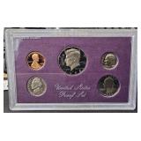 1986 S US Proof Set 5 Coins
