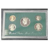 1994 S US Mint Proof Set 5 Coins