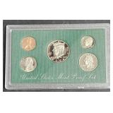 1998 S US Mint Proof Set 5 Coins