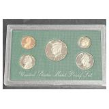 1998 S US Mint Proof Set 5 Coins