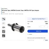 R8 Inside Taper, NMTB40 Outside Taper, NMTB to R8