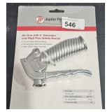 Air gun high flow safety nozzle