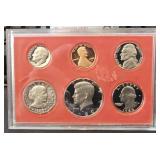 1980 S US Proof Set 6 Coins w/ Susan B. Anthony