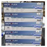 5 powder free single use examination gloves