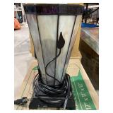 colorful, multi pane lamp
