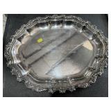 Webster Wilcox Oneida Engraved Platter12x15 Silver