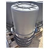 4 Huskee Trash Cans