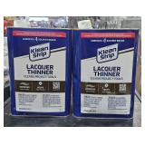 2 gallons lacquer thinner