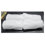 4 rolls 24" X 31" white can liners