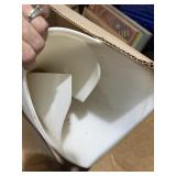 White Rolled Cutting board material for counter