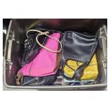 Tub of Assorted Purses