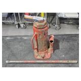 Hydraulic  Jack w/ Handle Red Paint