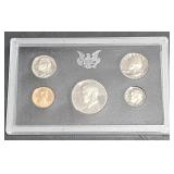 1972 S US Mint Proof Set 5 Coins