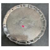 Gorham Heritage Silver Plated 14" RND Platter