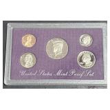 1992 S US Proof Set 5 Coins
