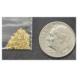 0.45 grams Natural Alaskan Gold Nuggets