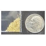 0.54 grams  Natural Alaskan Gold Nuggets