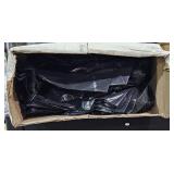 1 case black garbage can liners
