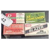 4 Lots 1ea Boxes .22 Ammo Long Rifle