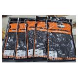 (5) 2 piece black balaclava