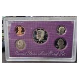 1992 S US Mint .Proof Set 5 Coins