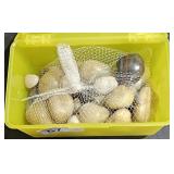 Box w/ Bag of Polished River Rocks