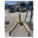 Yellow 2-ton Hydraulic Engine Hoist
