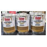 3 Oatey clear primer