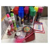 Assortment of silly string