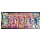 7 NIB PEZ Candy Character Dispensers  Most are