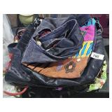 Variety of purses and bags