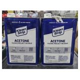 2 gallons acetone