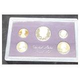 1985 S US Mint Proof Set 5 Coins