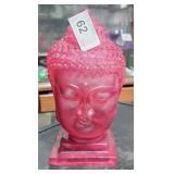 Red Plastic India Head  9 1/2" Tall