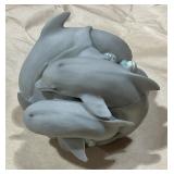 Dolphin Pod Stash box  with Baby