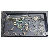 7 Fashion Necklaces Some w/ Stones & Butterfly