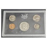 1970 S US Mint Proof Set 5 Coins Kennedy Silver