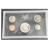 1970 S US Proof Set 5 Coins w/ 40% Kennedy Half