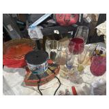 Miscellaneous glassware
