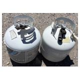 2 15lb Propane Tanks
