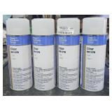 4 cans clear spray paint