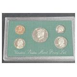 1997 S US Mint Proof Set 5 Coins