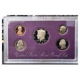1988 S US Mint Proof Set 5 Coins