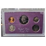 1986 S US Proof Set 5 Coins