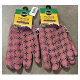 2 pairs miracle girl, planting garden gloves