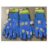 3 pairs, kids, mud garden gloves
