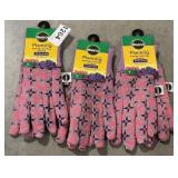 3 pairs kids planting garden gloves