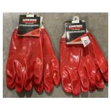 2 pairs  fits all PVC coated work gloves grease