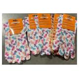 3 Pairs medium/large garden gloves
